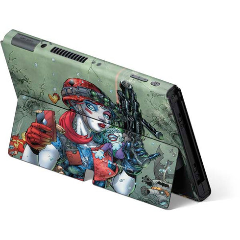 DC Comics Harley Quinn Little Black Book Cover#47 New 52 Art by Jim Lee Nintendo Switch OLED (2021) Skin